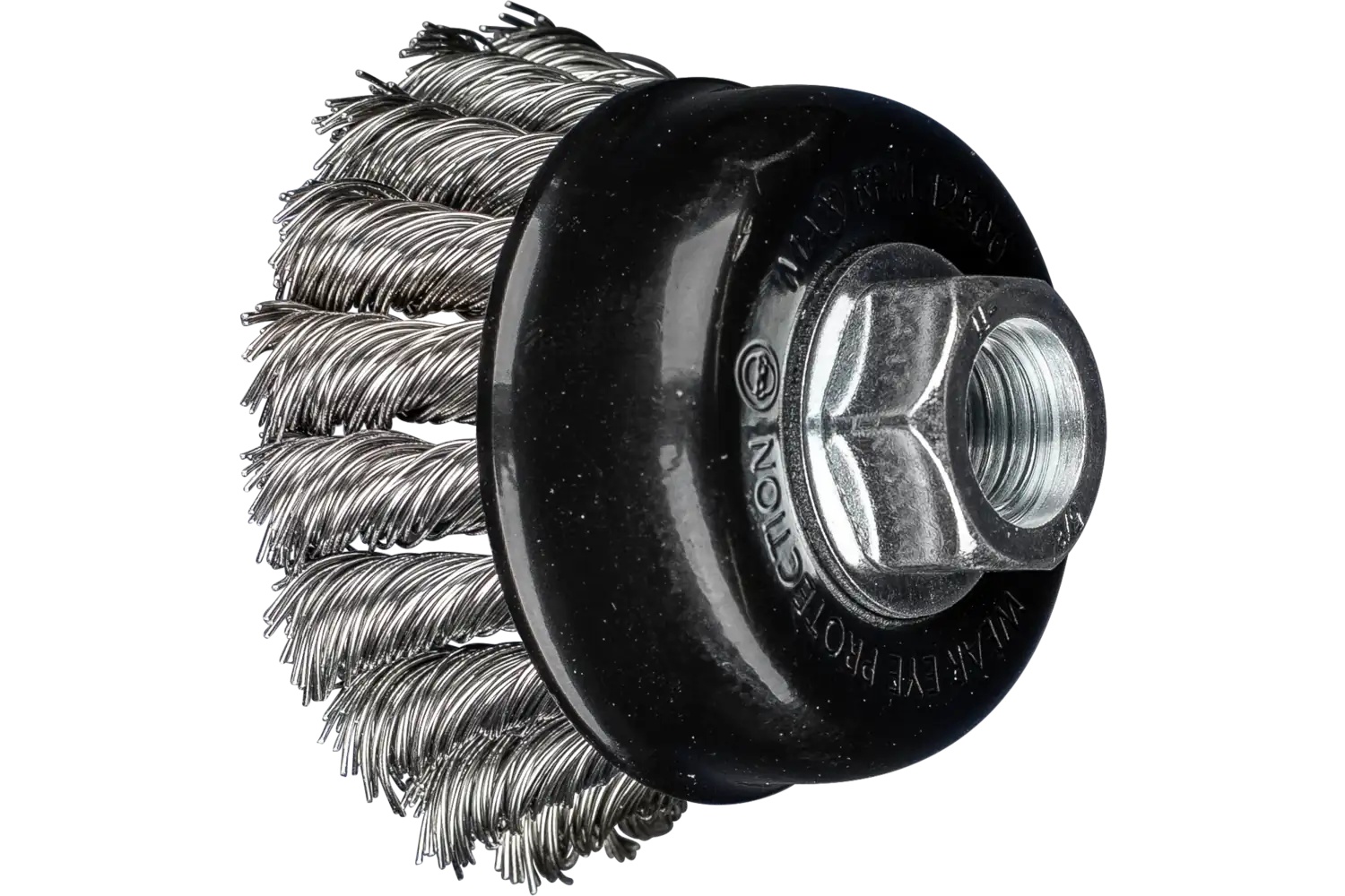 Picture of Pferd Knot Wire Cup Brush Psf 2-3/4" Dia. .014 Stainless Steel 5/8-11" Thread